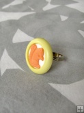 Squirrel Ring - Yellow & Orange