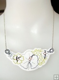 Fabric Juxtapose Necklaces